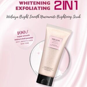 New Weilaiya Niacinamine Bright Smooth Body Scrub 200mL Remove body dead skin